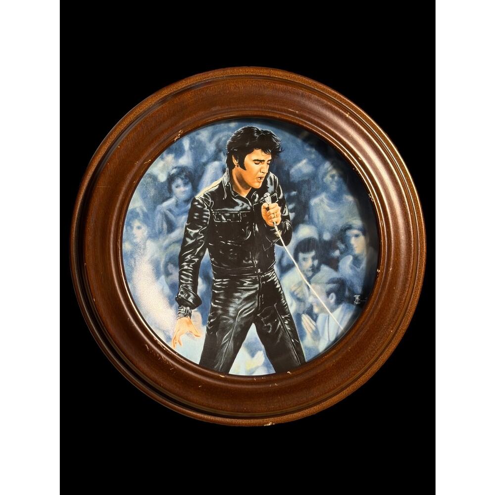 1990 Elvis Presley 68 Comeback Special Delphi Limited Edition Collector Plate